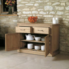 Baumhaus Mobel Oak Small Sideboard - Price Crash Furniture