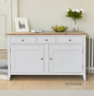 Baumhaus Signature Grey Large Sideboard - Price Crash Furniture