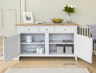 Baumhaus Signature Grey Large Sideboard - Price Crash Furniture