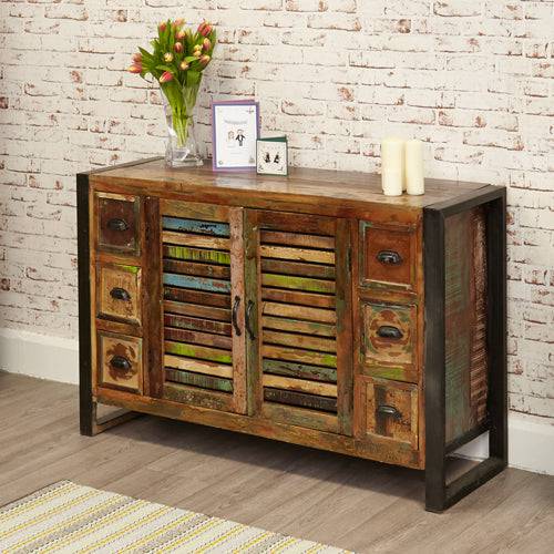 Baumhaus Urban Chic 6 Drawer Sideboard - Price Crash Furniture