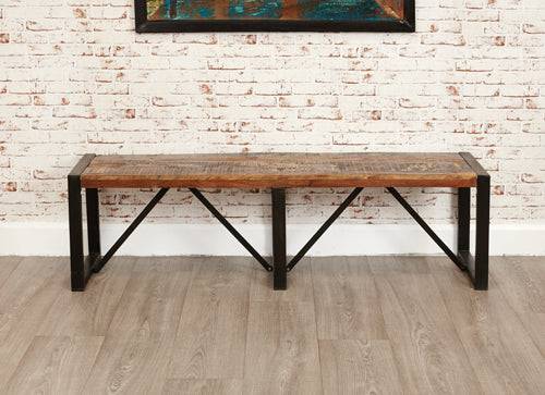 Baumhaus Urban Chic Large Dining Bench - Price Crash Furniture