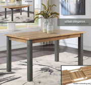 Baumhaus Urban Elegance - Reclaimed Extending Dining Table - Price Crash Furniture