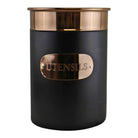 Black & Copper Utensil Pot - Price Crash Furniture