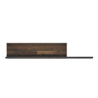 Brooklyn Wall Shelf in Walnut and Grey - Price Crash Furniture