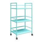 Cache Metal Rolling Cart Drinks Trolley in Mint by Dorel Novogratz - Price Crash Furniture