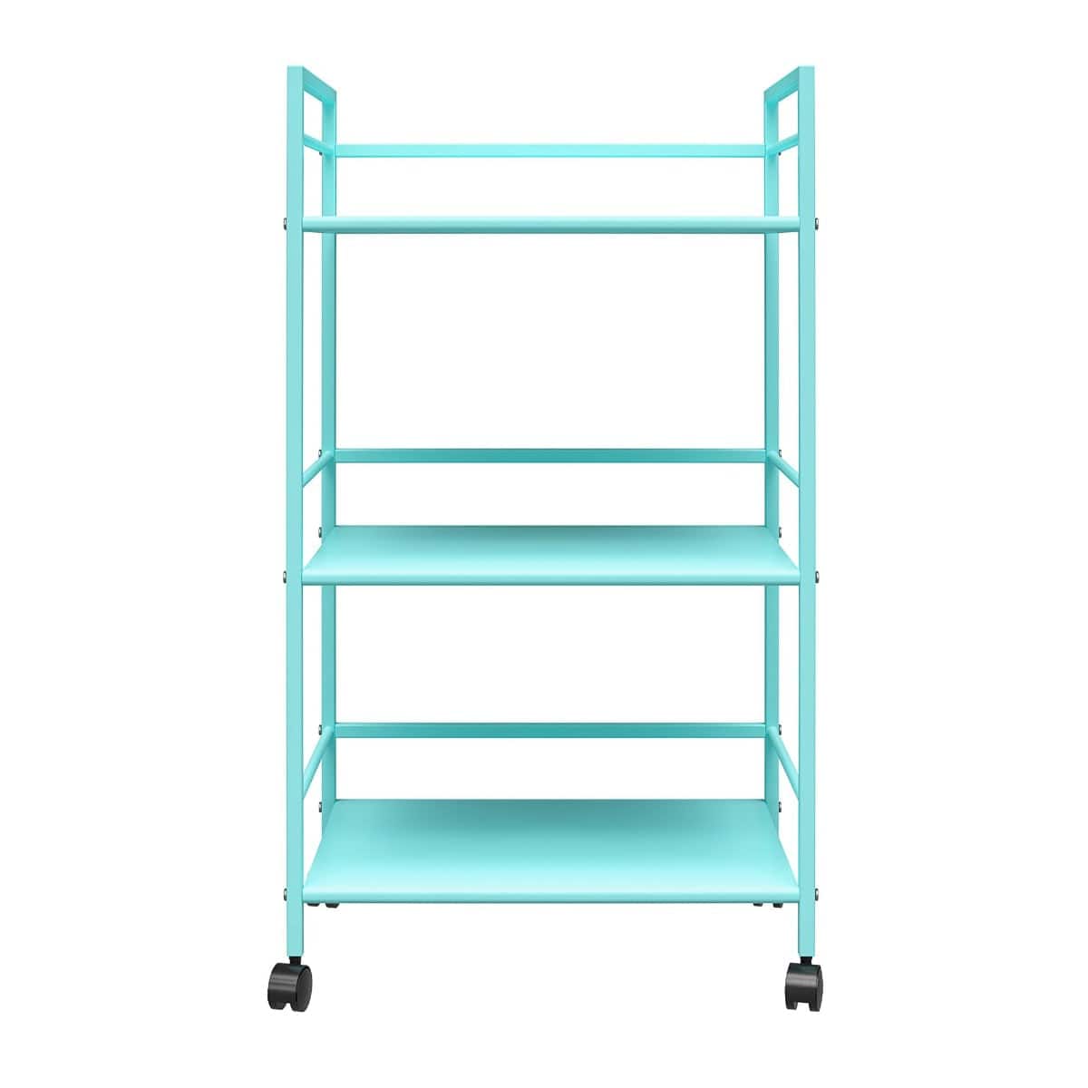 Cache Metal Rolling Cart Drinks Trolley in Mint by Dorel Novogratz - Price Crash Furniture