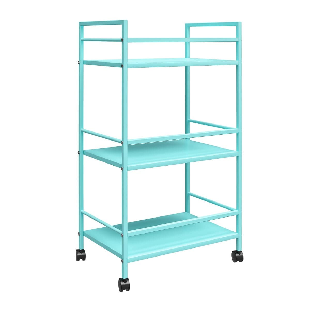 Cache Metal Rolling Cart Drinks Trolley in Mint by Dorel Novogratz - Price Crash Furniture