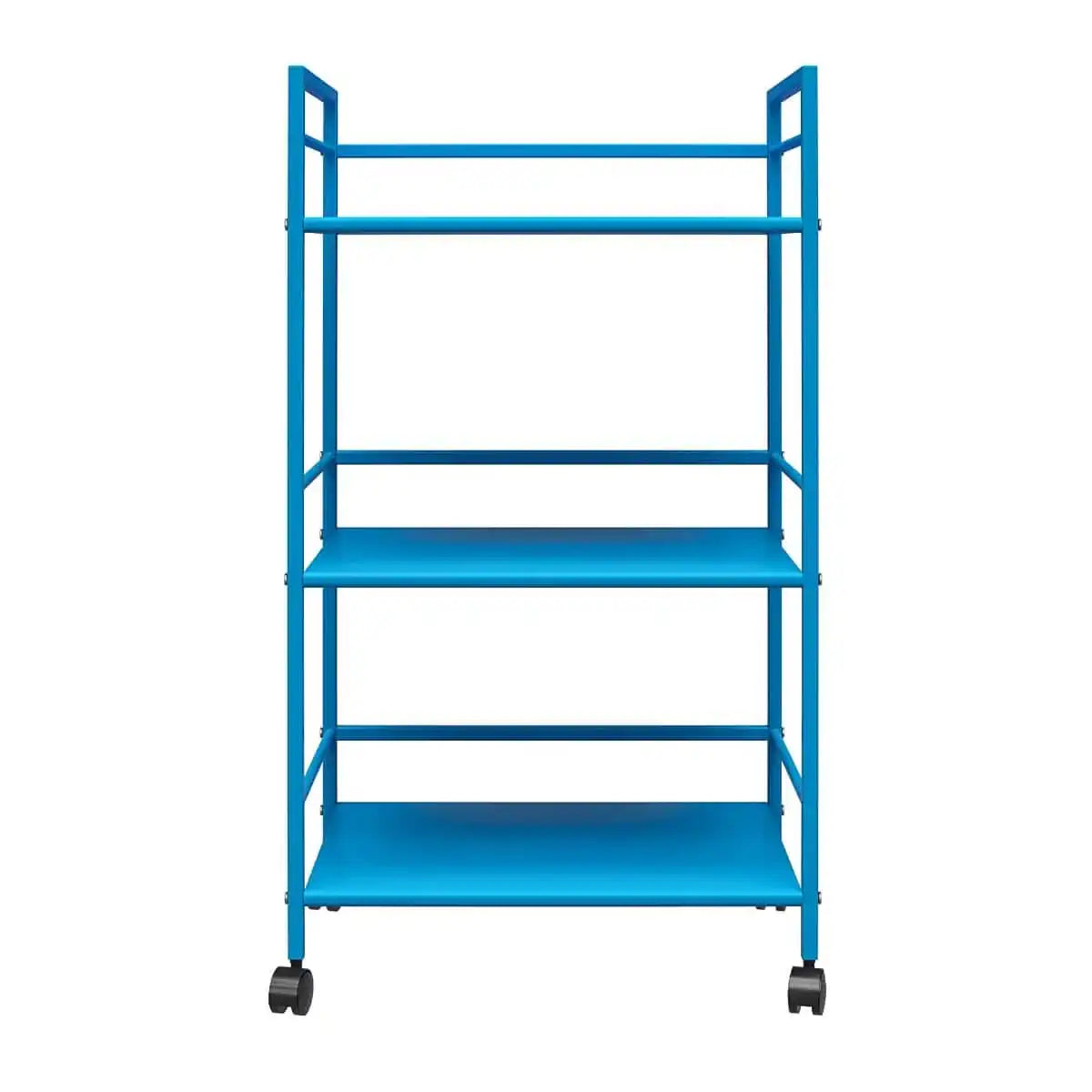 Cache Metal Rolling Cart Drinks Trolley in Blue by Dorel Novogratz - Price Crash Furniture