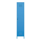 Cache Single Metal Locker Storage Cabinet in Blue by Dorel Novogratz - Price Crash Furniture