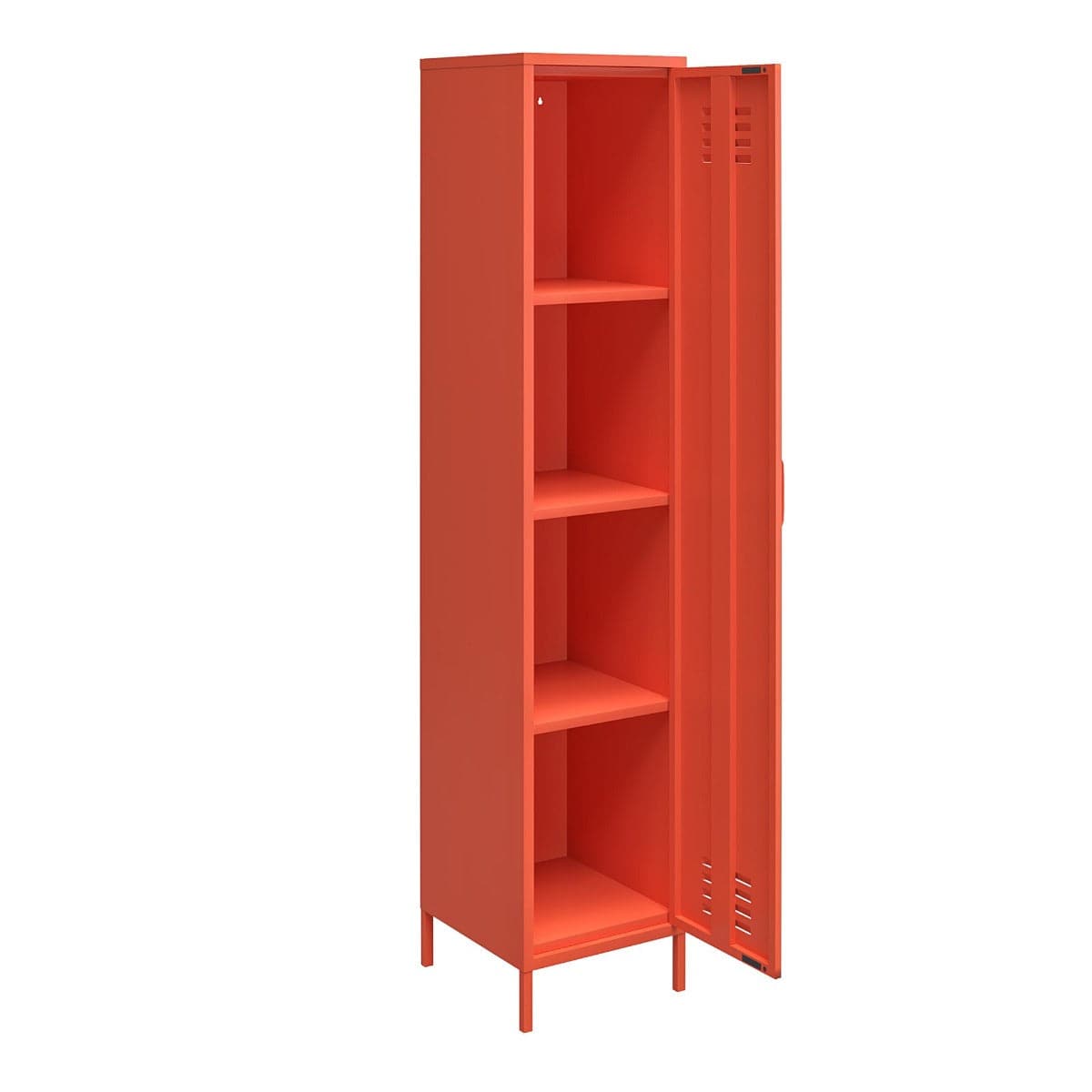 Cache Single Metal Locker Storage Cabinet in Mint by Dorel Novogratz - Price Crash Furniture