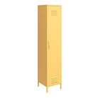 Cache Single Metal Locker Storage Cabinet in Orange by Dorel Novogratz - Price Crash Furniture