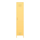 Cache Single Metal Locker Storage Cabinet in Orange by Dorel Novogratz - Price Crash Furniture