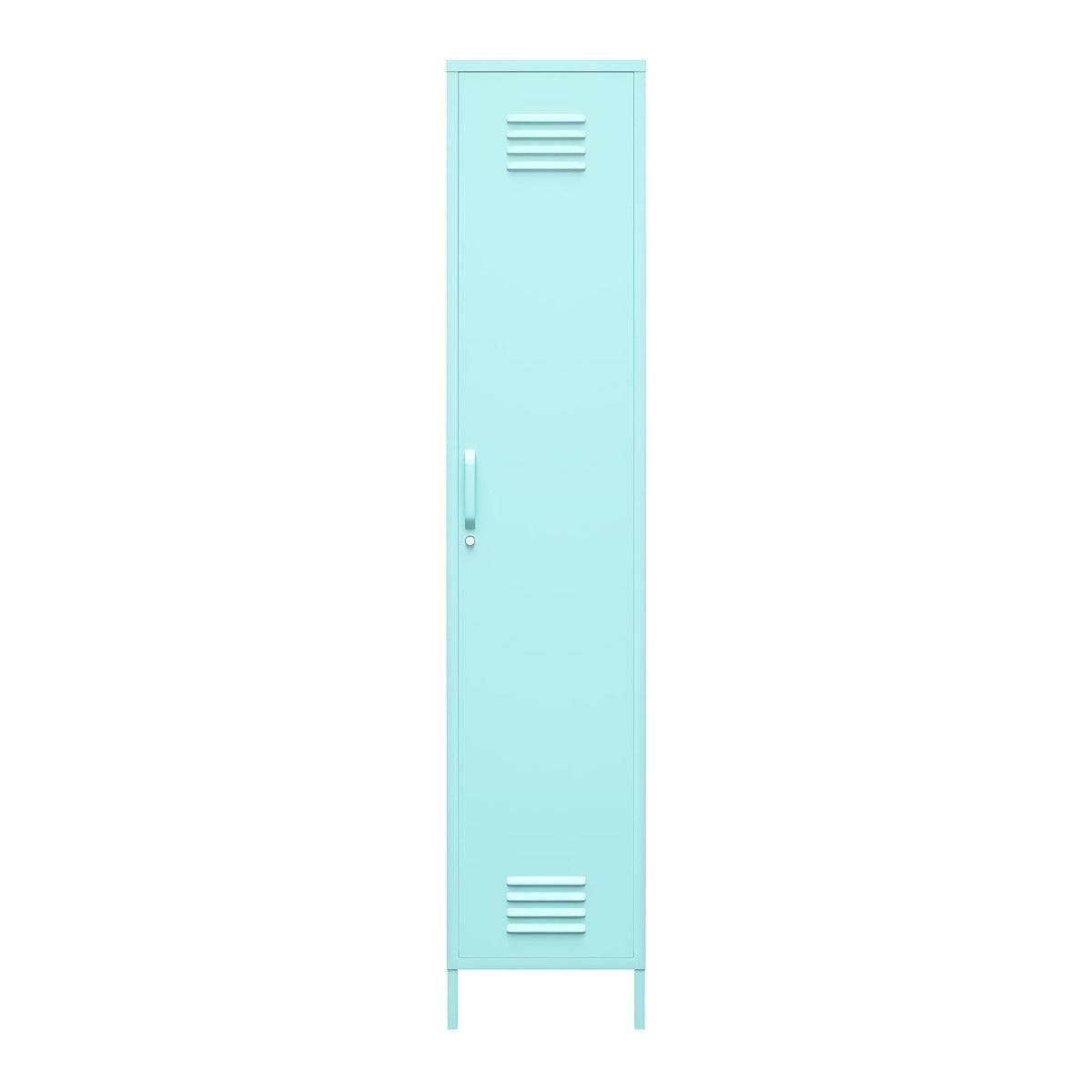 Cache Single Metal Locker Storage Cabinet in Yellow by Dorel Novogratz - Price Crash Furniture