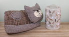 Cat Print Storage Tin, 16.5cm - Price Crash Furniture