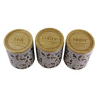 Ceramic Cat Design Tea,Coffee & Sugar Canisters - Price Crash Furniture