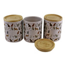 Ceramic Cat Design Tea,Coffee & Sugar Canisters - Price Crash Furniture