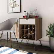 Concord Beverage Storage Stand in Brown Oak by Dorel - Price Crash Furniture