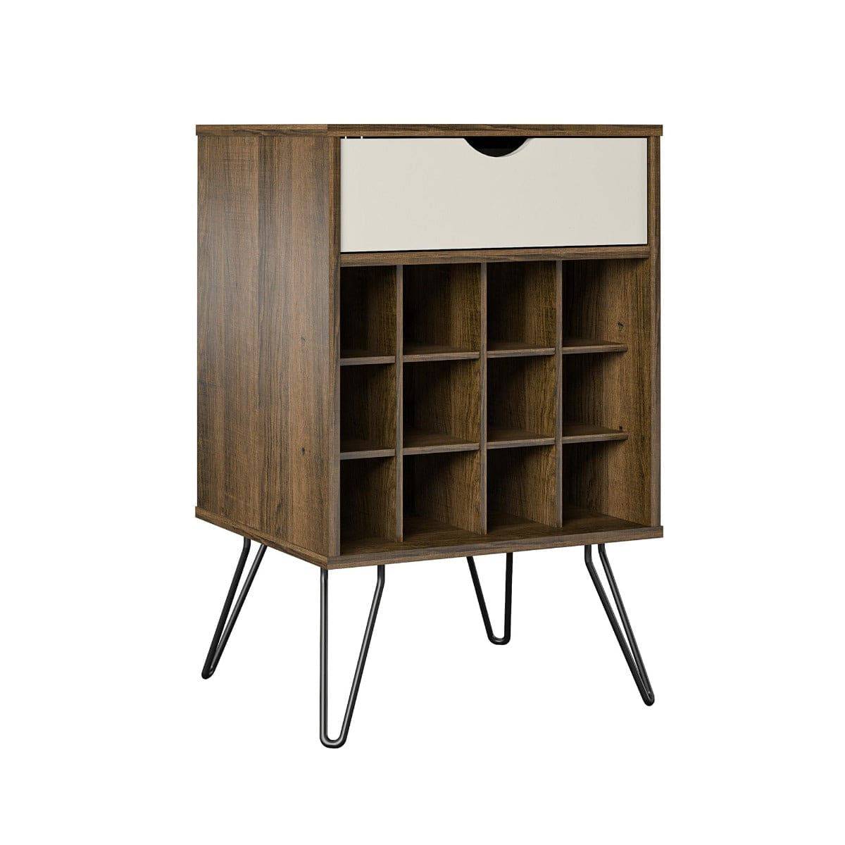 Concord Beverage Storage Stand in Brown Oak by Dorel - Price Crash Furniture