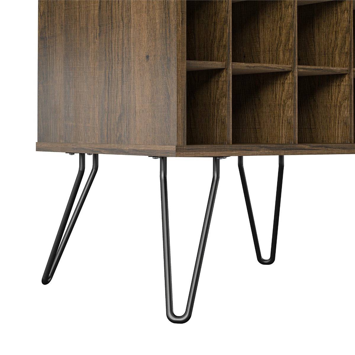 Concord Beverage Storage Stand in Brown Oak by Dorel - Price Crash Furniture