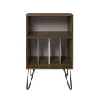 Concord Turntable Stand Bookcase in Brown Oak by Dorel - Price Crash Furniture