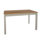 Core 150cm Corona Grey Washed Pine Linea Rectangular Dining Table - Price Crash Furniture