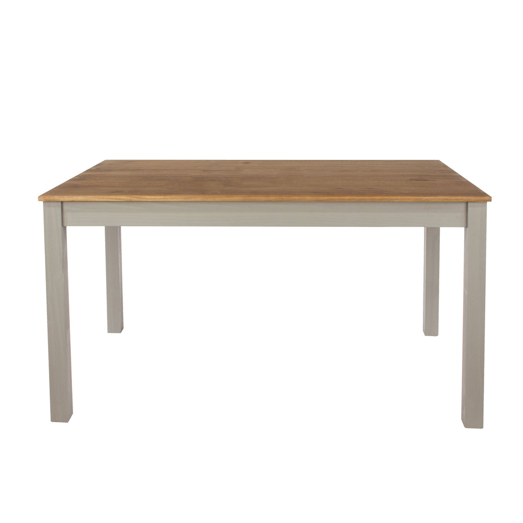 Core 150cm Corona Grey Washed Pine Linea Rectangular Dining Table - Price Crash Furniture
