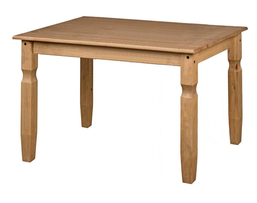 Core Corona 118cm Pine Medium Dining Table + 4 Chairs - Price Crash Furniture