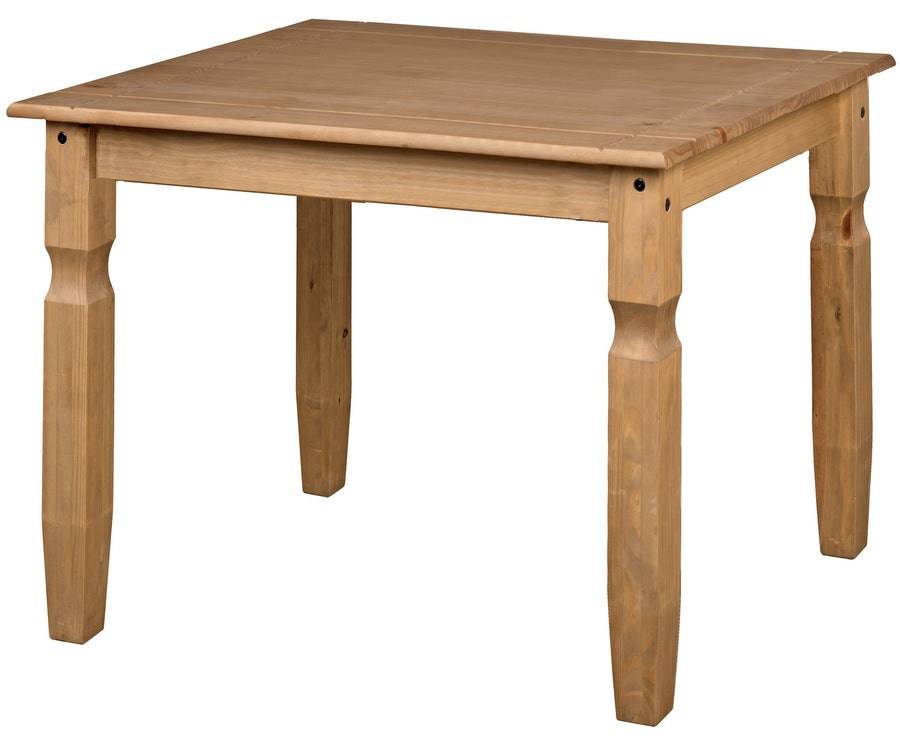 Core Corona 75cm Pine Square Dining Table + 2 Chairs - Price Crash Furniture