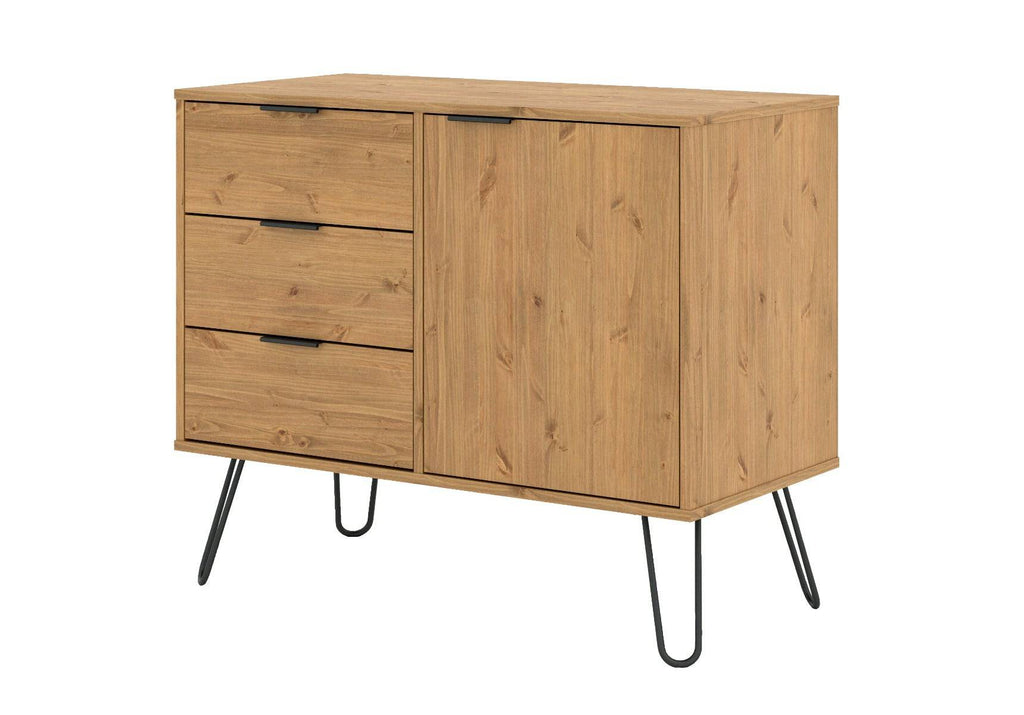 Core Products Augusta Small Sideboard 1 Door 3 Drawer - Price Crash Furniture