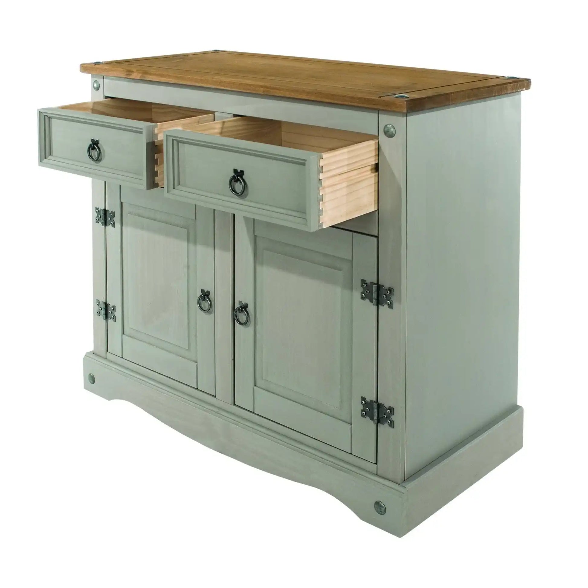 Core Products Corona Grey Wash & Pine Small Sideboard - Price Crash Furniture