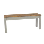 Core Products Corona Grey Washed Linea Bench for 1200mm Table - Price Crash Furniture