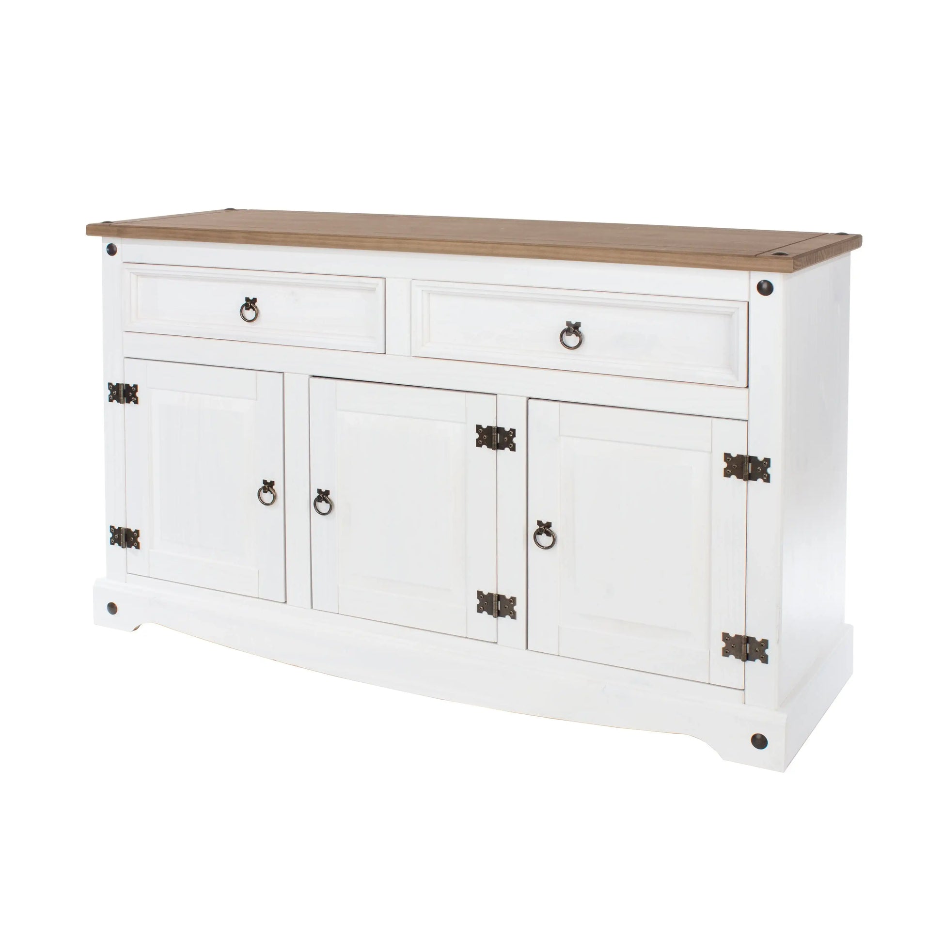 Core Products Corona White Washed Medium Sideboard - Price Crash Furniture