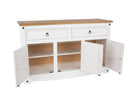 Core Products Corona White Washed Medium Sideboard - Price Crash Furniture
