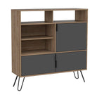 Core Vegas Bleached Oak Effect High Sideboard - Price Crash Furniture