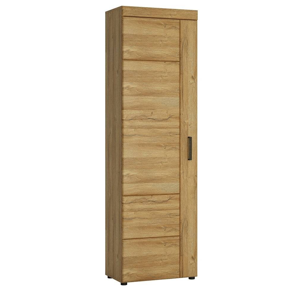 Cortina 1 Door Tall Cupboard (LH) In Grandson Oak - Price Crash Furniture