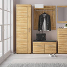 Cortina 1 Door Tall Cupboard (LH) In Grandson Oak - Price Crash Furniture