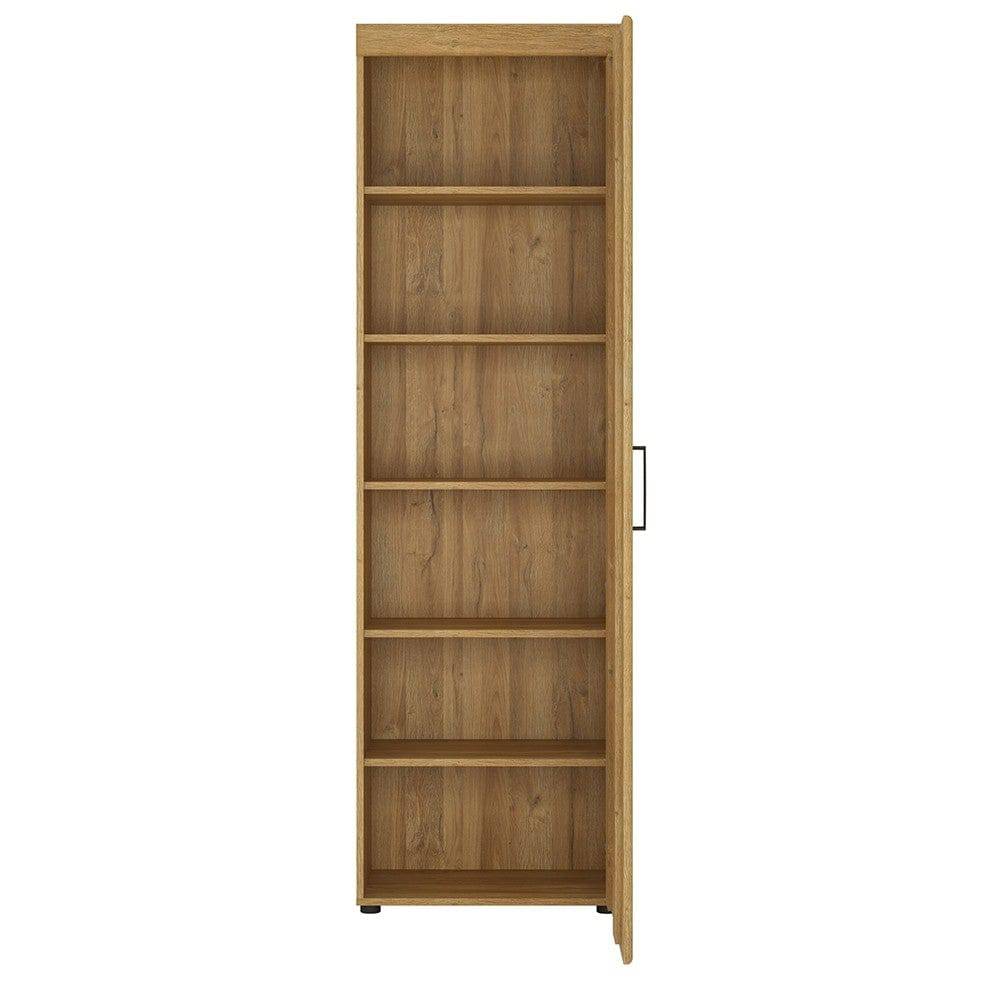 Cortina 1 Door Tall Cupboard (RH) In Grandson Oak - Price Crash Furniture