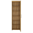 Cortina 1 Door Tall Cupboard (RH) In Grandson Oak - Price Crash Furniture