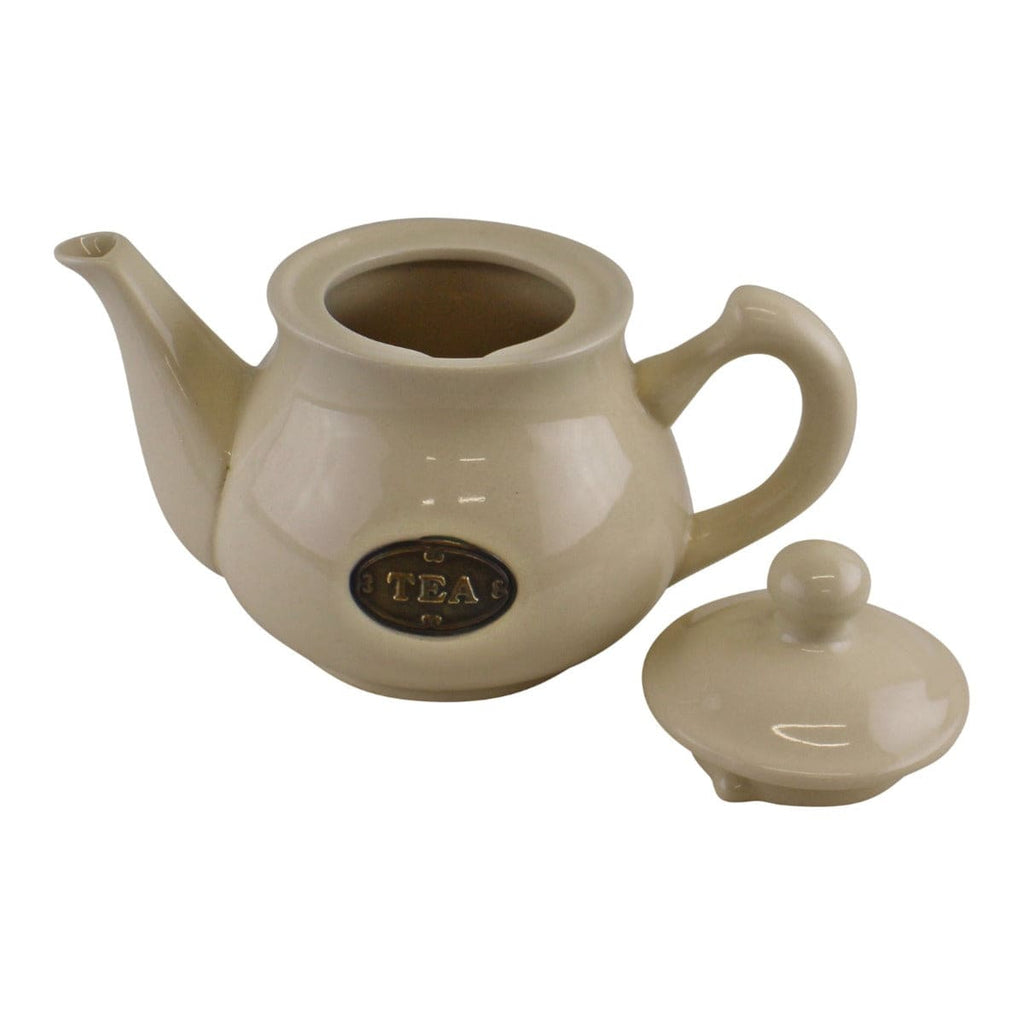 Country Cottage Cream Ceramic Teapot - Price Crash Furniture