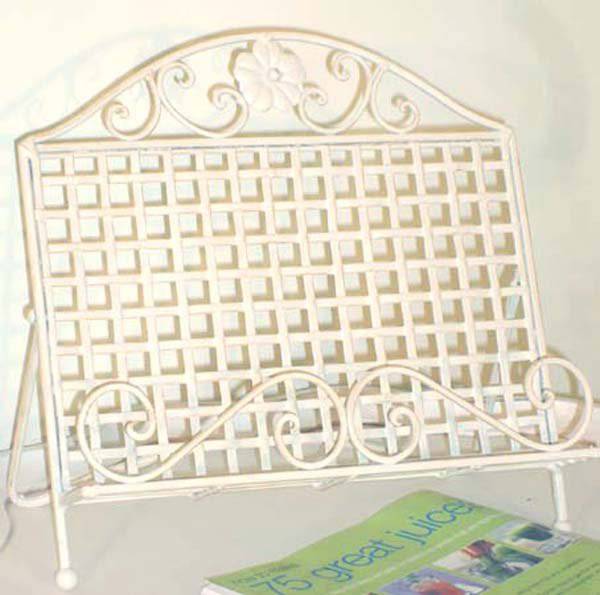 Cream Daisy Cook Book Holder - Price Crash Furniture