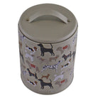 Dog Print Storage Tin, 16.5cm - Price Crash Furniture