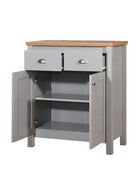 Eaton Compact Sideboard in Grey by TAD - Price Crash Furniture