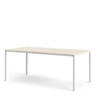 Family Dining Table 180cm Oak Table Top With White Legs - Price Crash Furniture