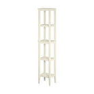 Franklin Storage Shelf Tower Unit in White by Dorel - Price Crash Furniture