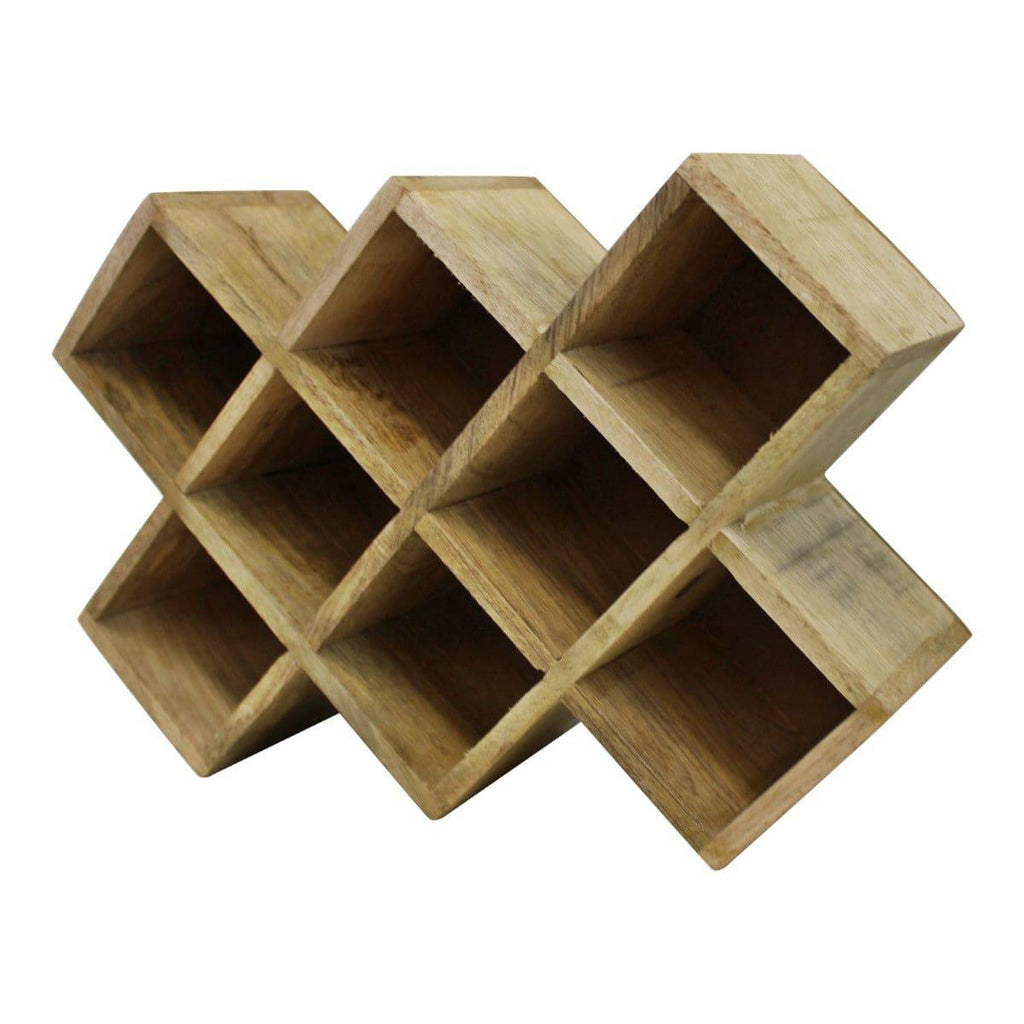 Freestanding Wooden Spice Rack, holds 8 bottles - Price Crash Furniture