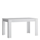 Fribo Extending Dining Table 140-180cm in Alpine White - Price Crash Furniture