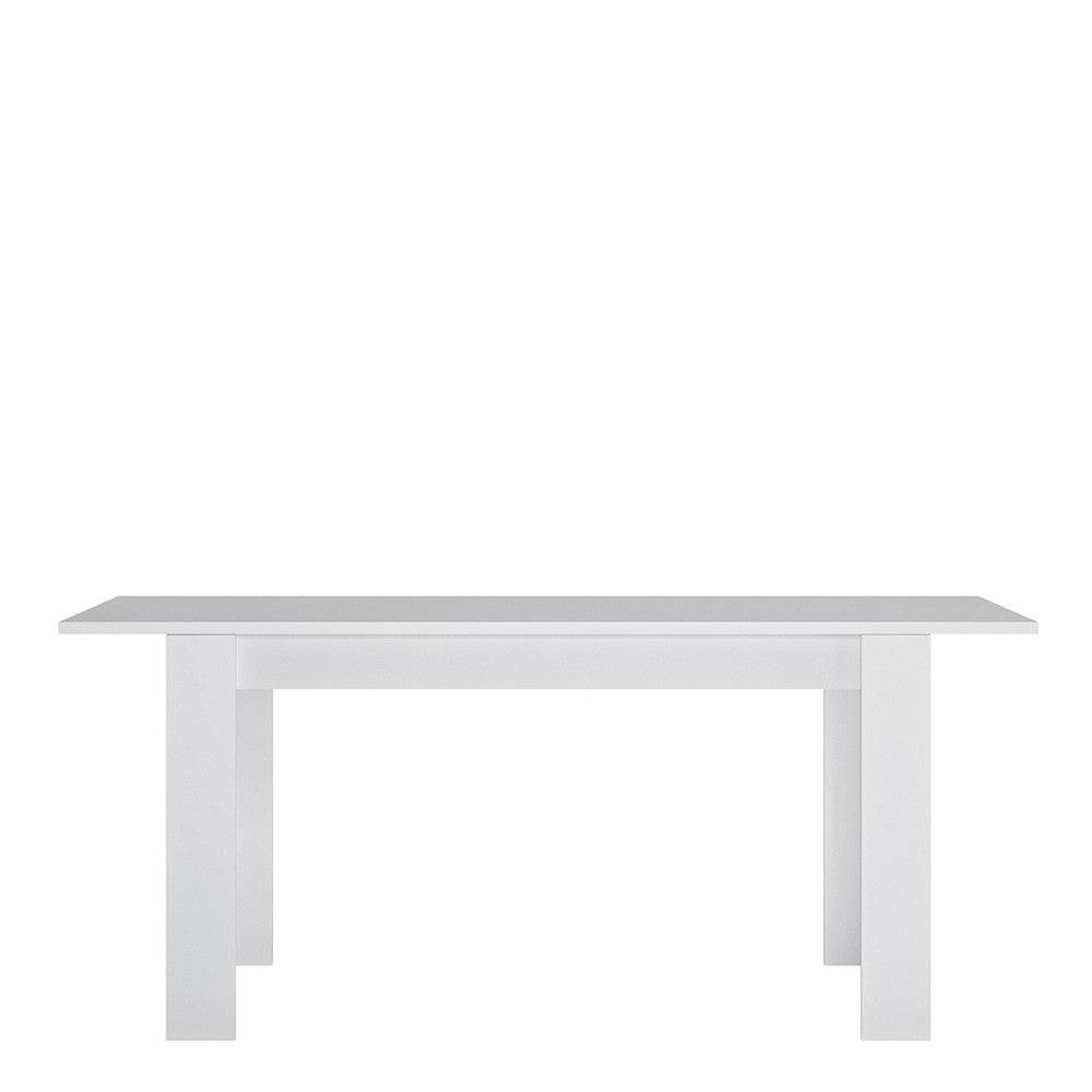 Fribo Extending Dining Table 140-180cm in Alpine White - Price Crash Furniture