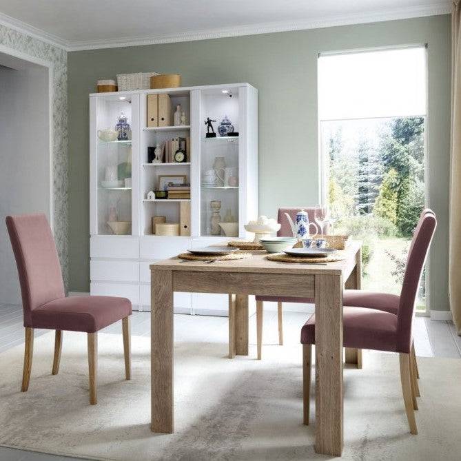 Fribo Extending Dining Table 140-180cm in Golden Oak - Price Crash Furniture