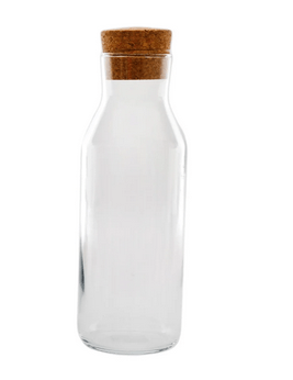 Glass Canister With Cork Stopper 30cm - Price Crash Furniture