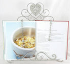 Grey Heart Cookery Book Holder - Price Crash Furniture